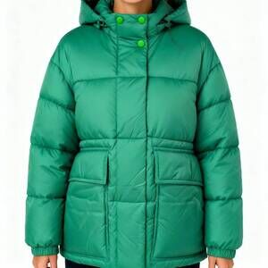 NEW AQUA women winter jacket in green